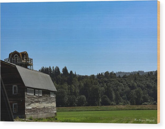 Old Barn - Wood Print