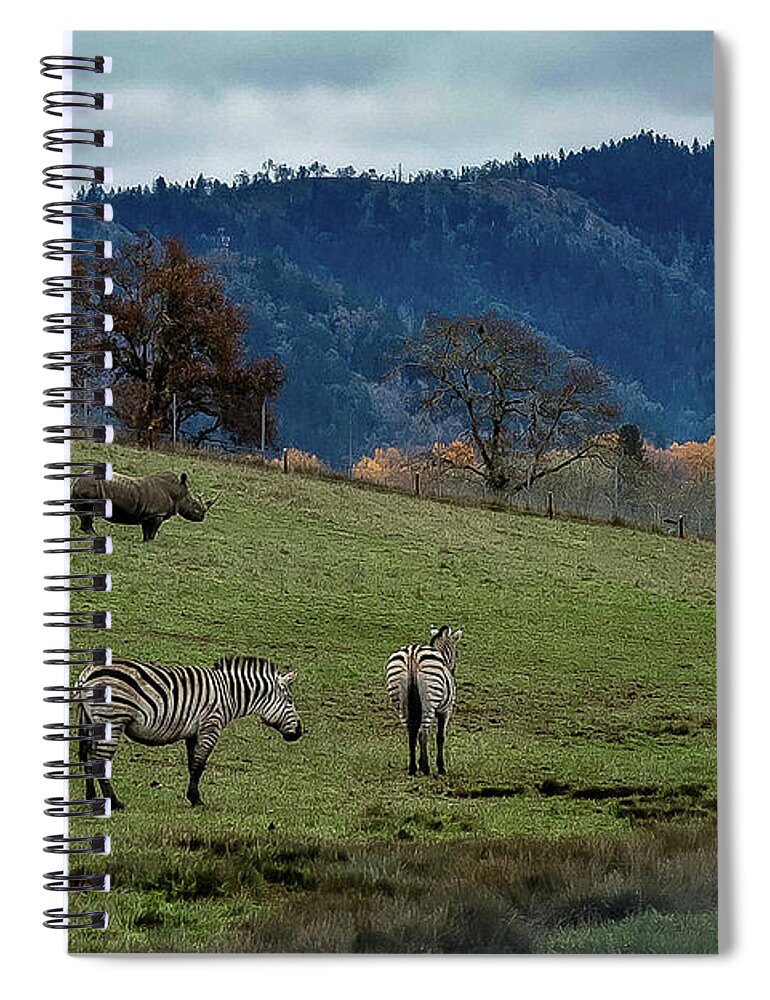 On the range - Spiral Notebook