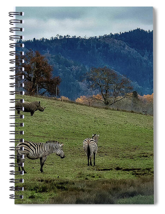 On the range - Spiral Notebook