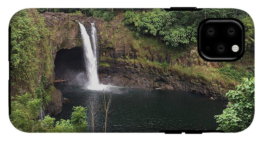 Rainbow falls HAWAII - Phone Case