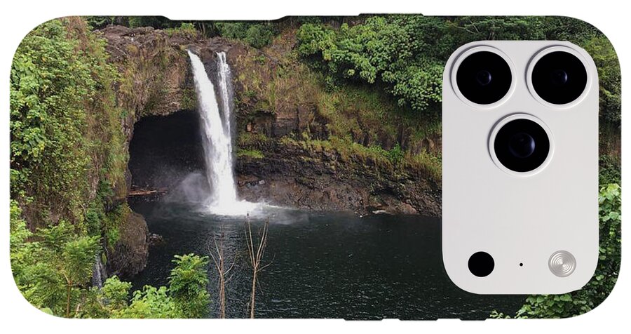 Rainbow falls HAWAII - Phone Case