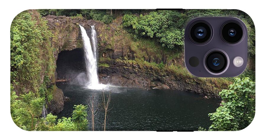 Rainbow falls HAWAII - Phone Case