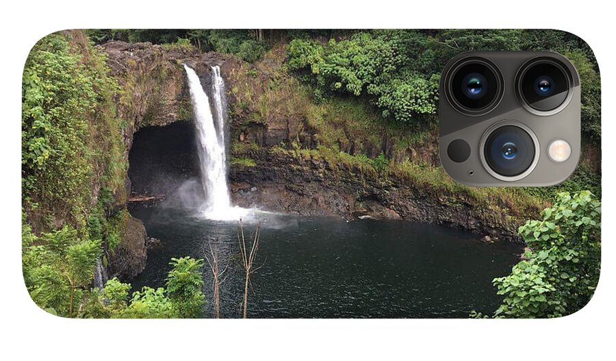Rainbow falls HAWAII - Phone Case