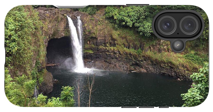 Rainbow falls HAWAII - Phone Case