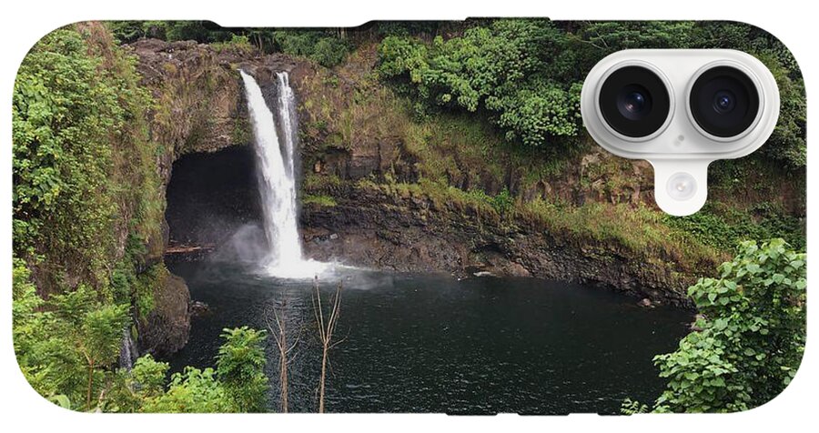 Rainbow falls HAWAII - Phone Case
