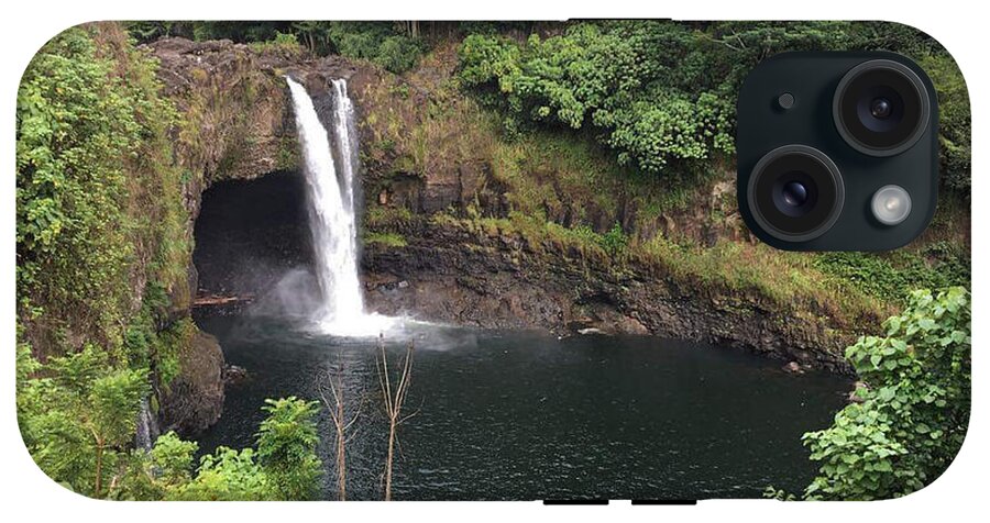Rainbow falls HAWAII - Phone Case