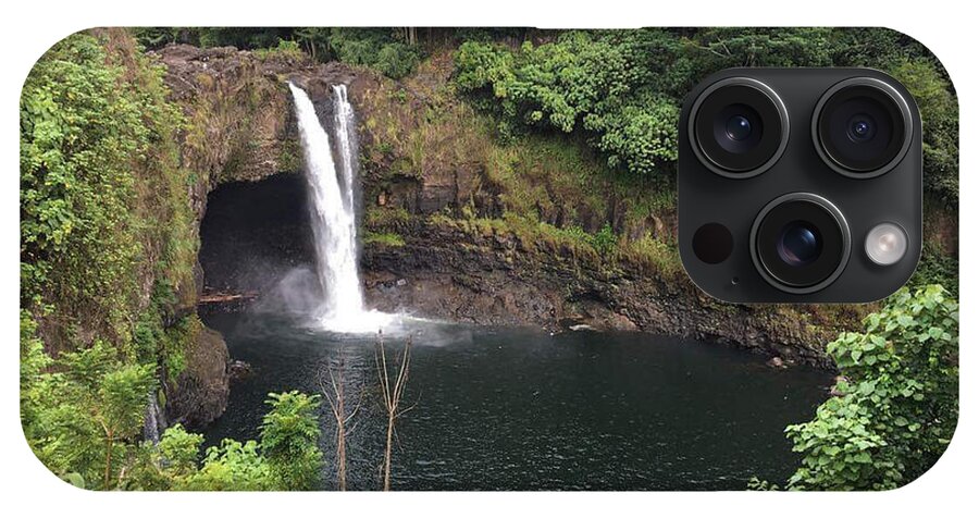 Rainbow falls HAWAII - Phone Case