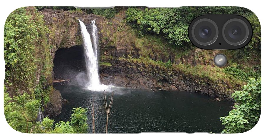 Rainbow falls HAWAII - Phone Case