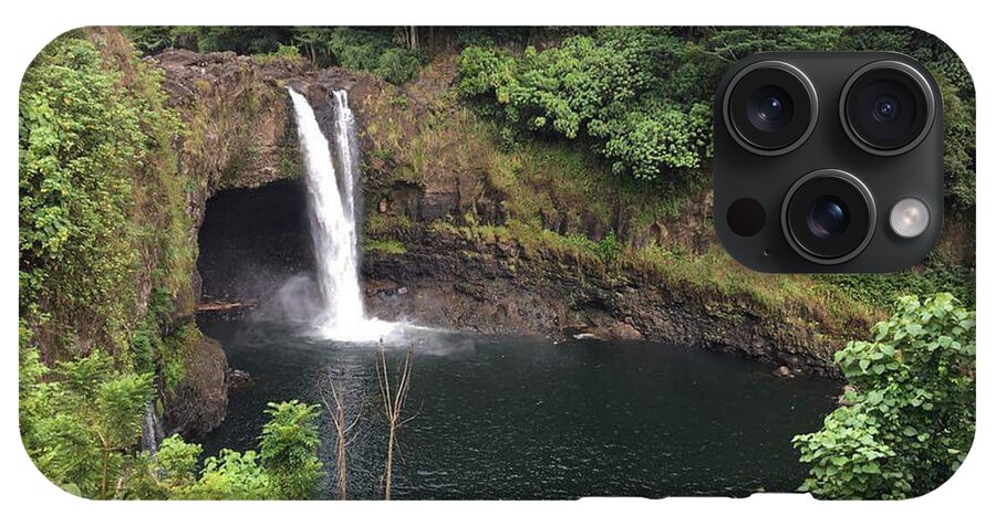 Rainbow falls HAWAII - Phone Case