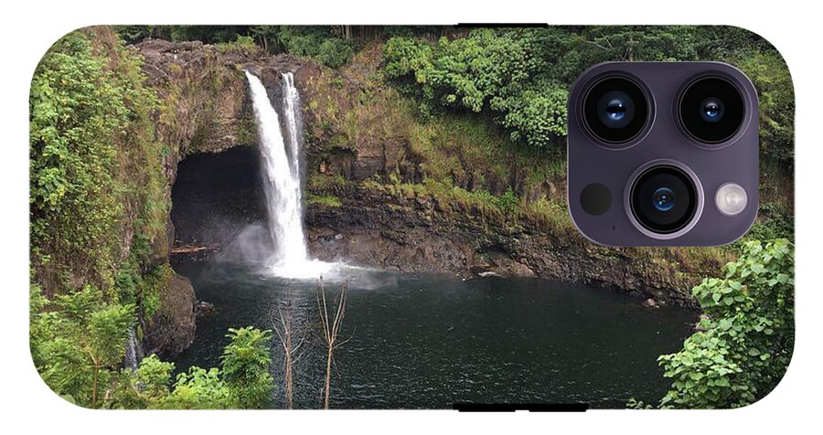 Rainbow falls HAWAII - Phone Case