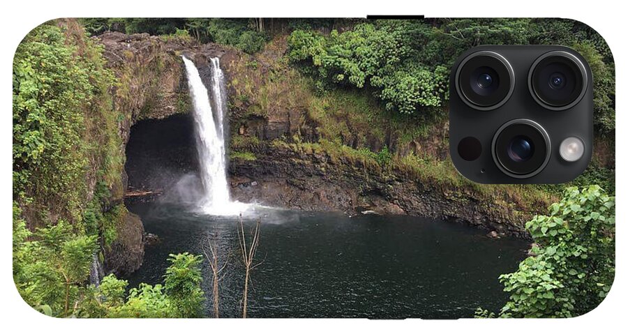 Rainbow falls HAWAII - Phone Case