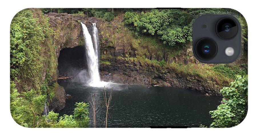 Rainbow falls HAWAII - Phone Case