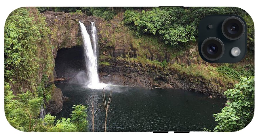 Rainbow falls HAWAII - Phone Case