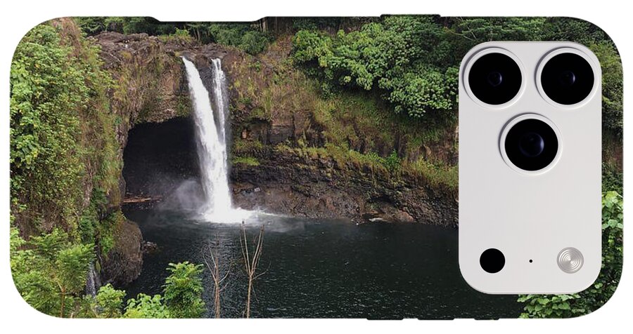 Rainbow falls HAWAII - Phone Case