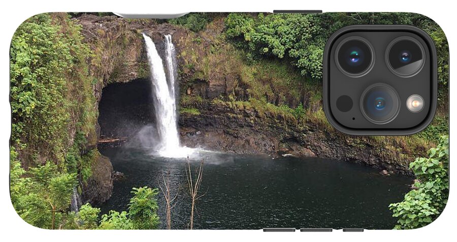 Rainbow falls HAWAII - Phone Case