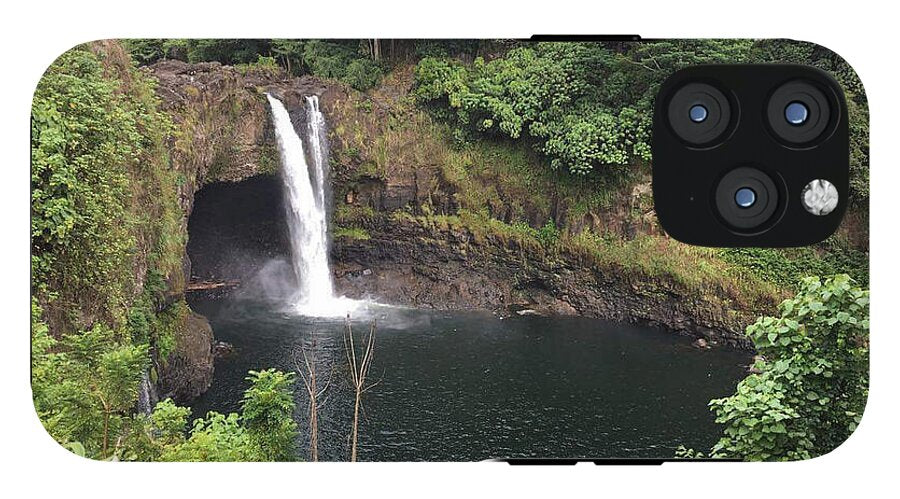Rainbow falls HAWAII - Phone Case