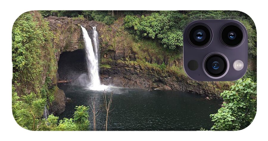 Rainbow falls HAWAII - Phone Case