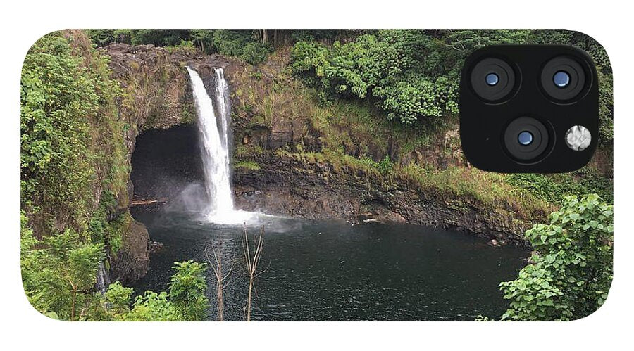 Rainbow falls HAWAII - Phone Case