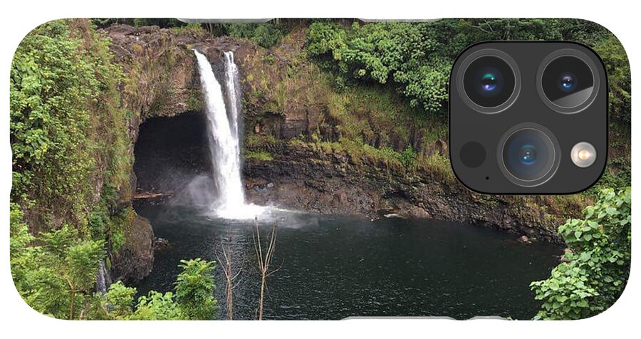 Rainbow falls HAWAII - Phone Case