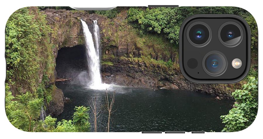 Rainbow falls HAWAII - Phone Case