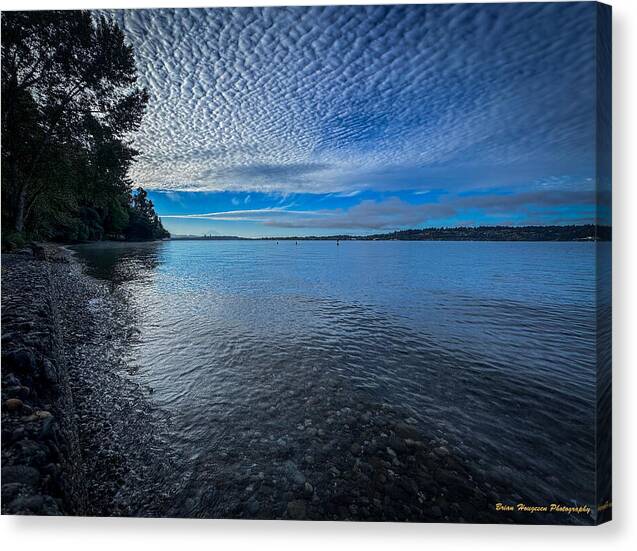Reflection of the clouds - Canvas Print