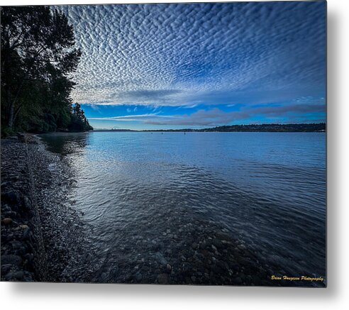 Reflection of the clouds - Metal Print