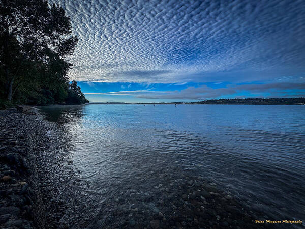 Reflection of the clouds - Art Print
