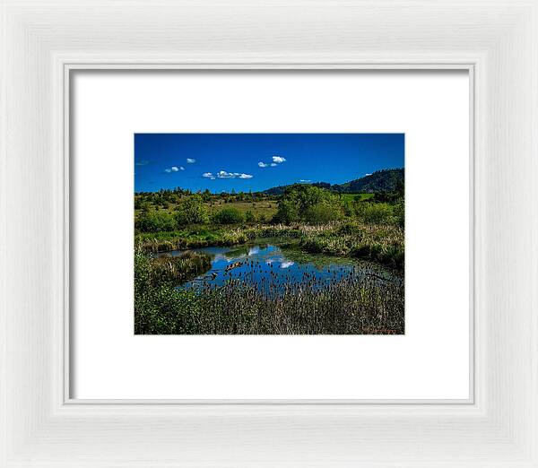 Refuge in the wild - Framed Print