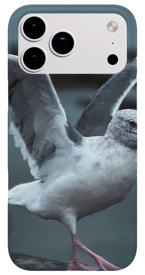 Seagull on a Seaside Rail - Phone Case