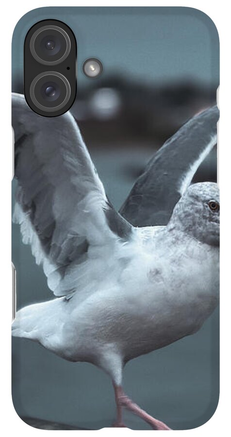 Seagull on a Seaside Rail - Phone Case