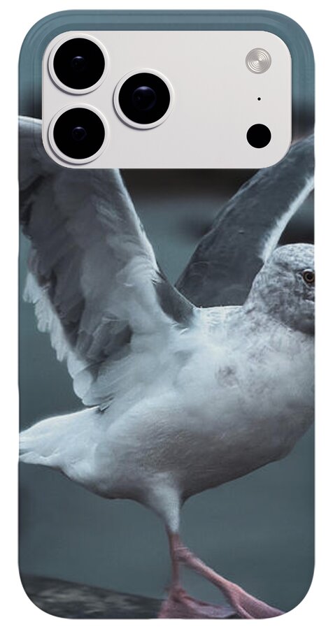 Seagull on a Seaside Rail - Phone Case