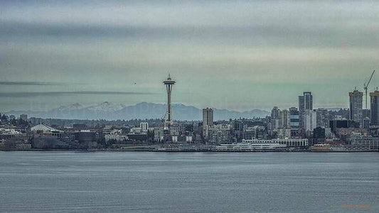 Seattle sky line - Art Print