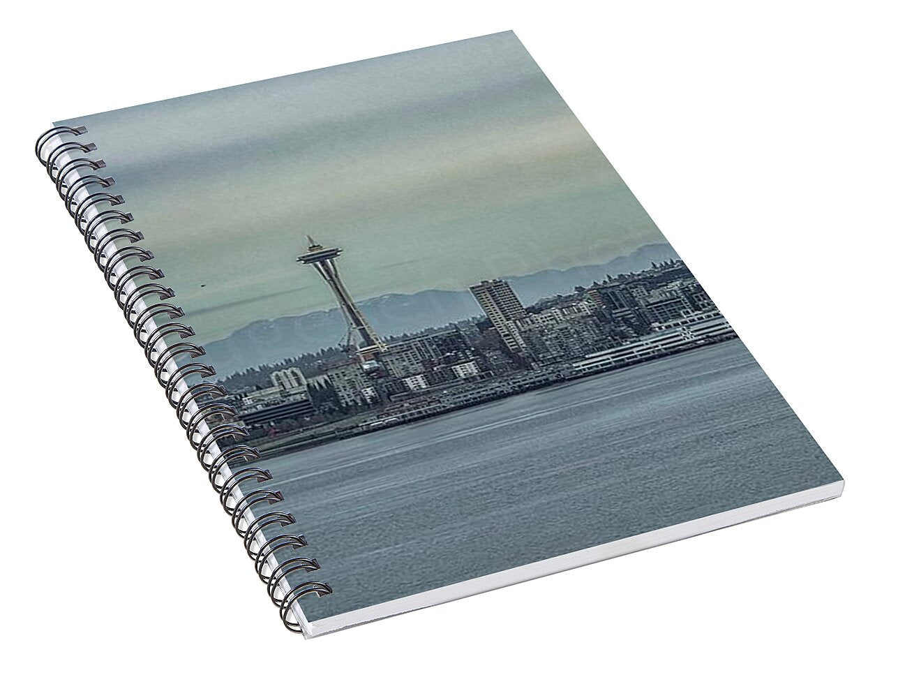 Seattle sky line - Spiral Notebook