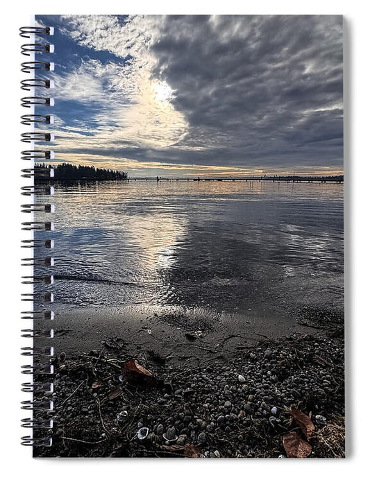 Sun clouds - Spiral Notebook