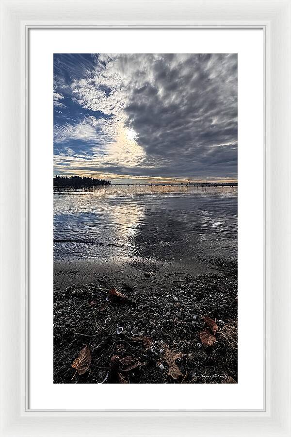 Sun clouds - Framed Print