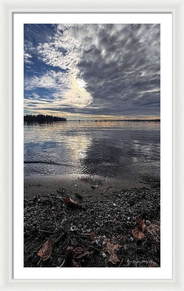 Sun clouds - Framed Print