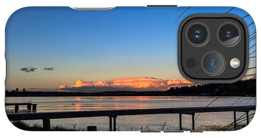 Sunset at the lake - Phone Case