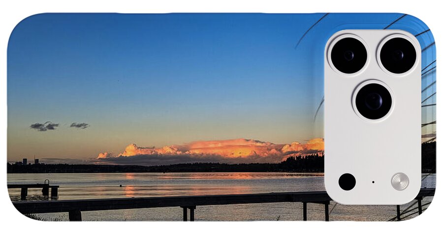 Sunset at the lake - Phone Case