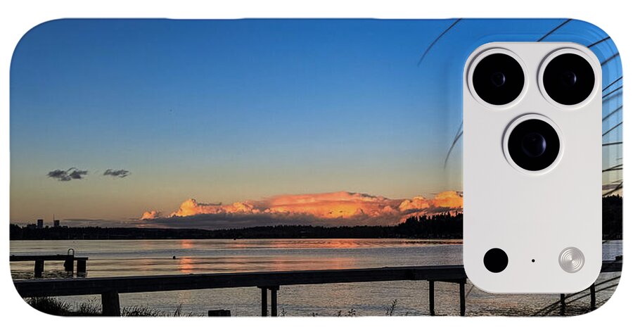 Sunset at the lake - Phone Case