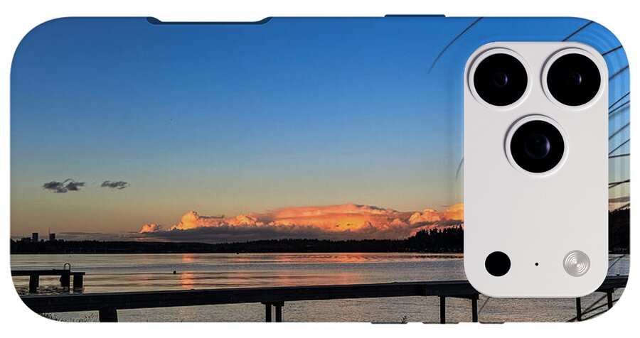 Sunset at the lake - Phone Case