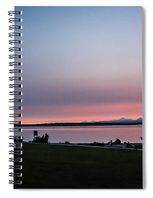 Sunset late summer  - Spiral Notebook