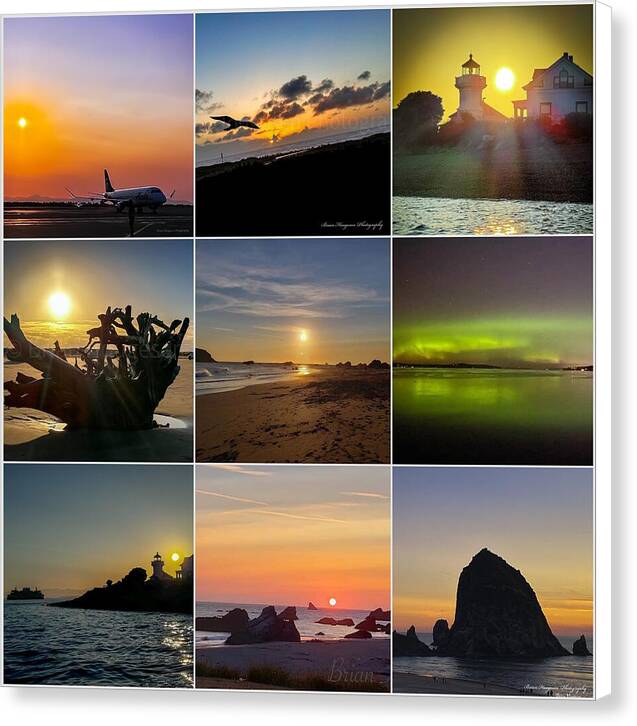 Sunset sunrise - Canvas Print