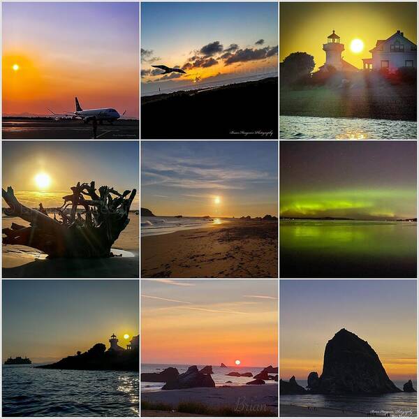 Sunset sunrise - Art Print