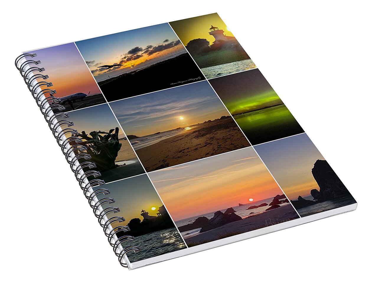 Sunset sunrise - Spiral Notebook
