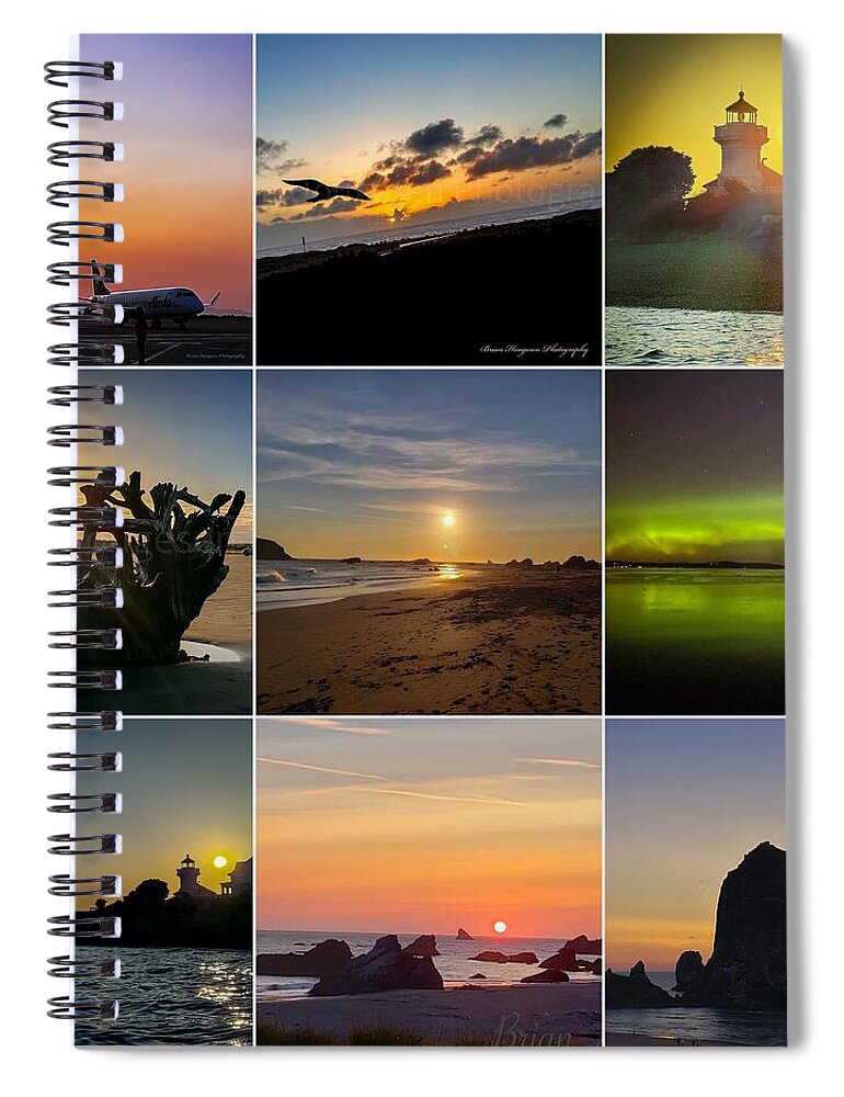 Sunset sunrise - Spiral Notebook