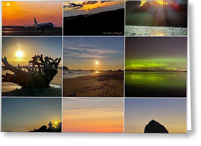 Sunset sunrise - Greeting Card
