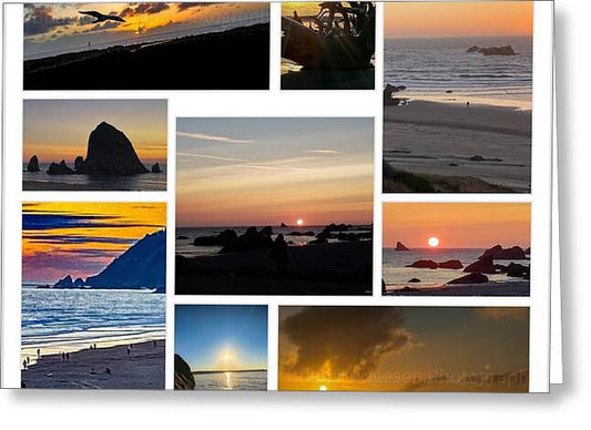 Sunsets - Greeting Card