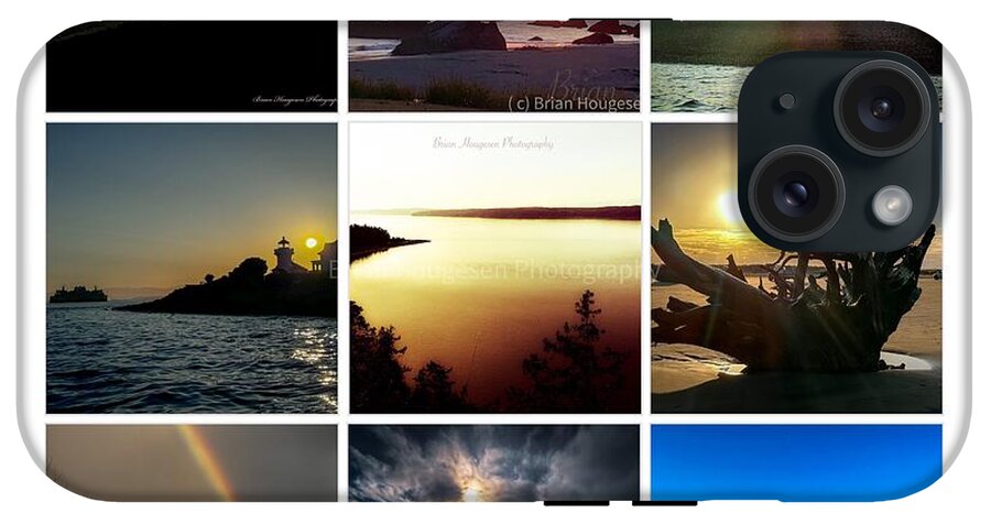 Sunsets sunrises and rainbow skies - Phone Case