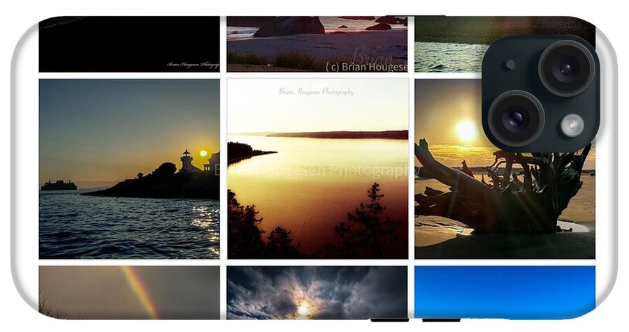 Sunsets sunrises and rainbow skies - Phone Case