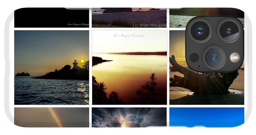 Sunsets sunrises and rainbow skies - Phone Case